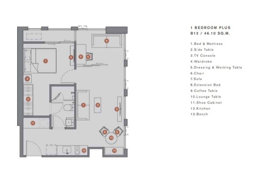 🔥ให้เช่าด่วน 🔥 คอนโดChapter Chula - Samyan (แชปเตอร์ จุฬา - สามย่าน)  One Bed plus 46ตร.ม. ชั้น26 ห้องมุมกว้าง วิวโล่ง ใกล้MRTสามย่าน